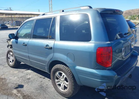 2005 Honda Pilot Ex-L from USA, damaged, VIN 2HKYF18595H511692